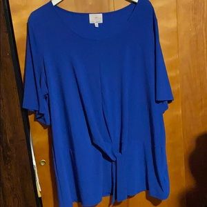 Royal Blue Blouse